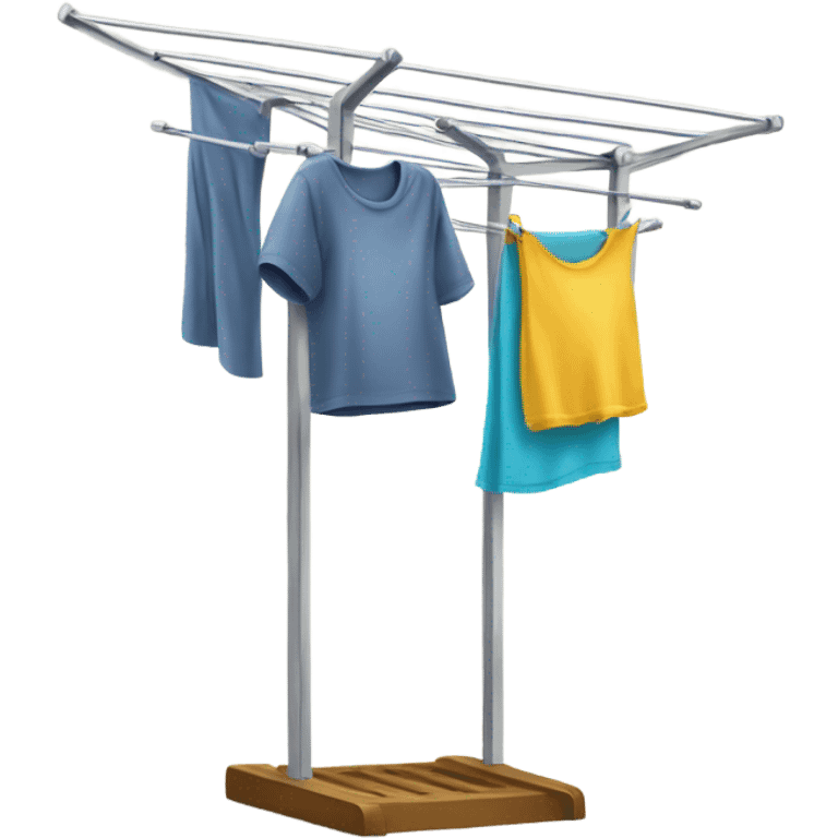 Clothes drying rack emoji