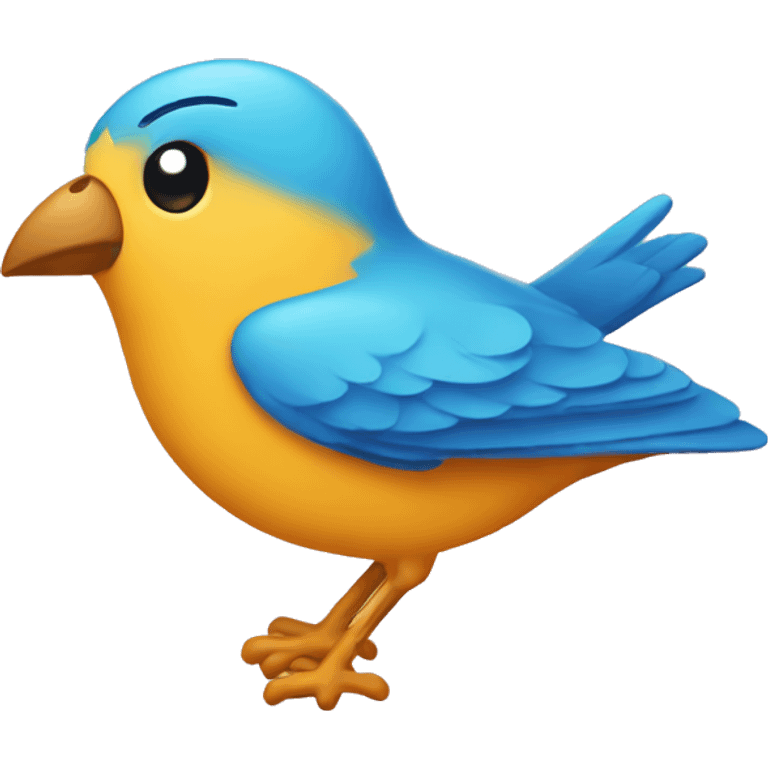 birdie care logo as emoji emoji