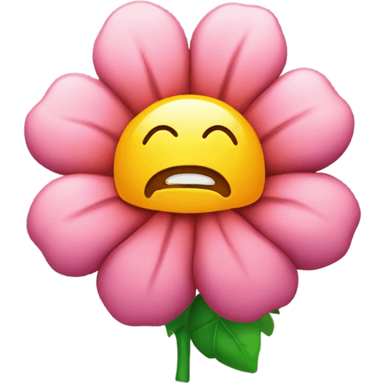 Flower in brain  emoji