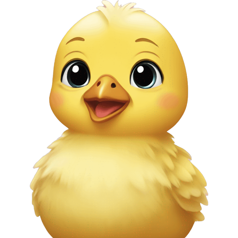 Baby chick love emoji