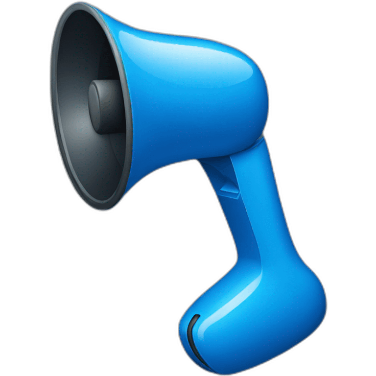 blue speakerphone emoji