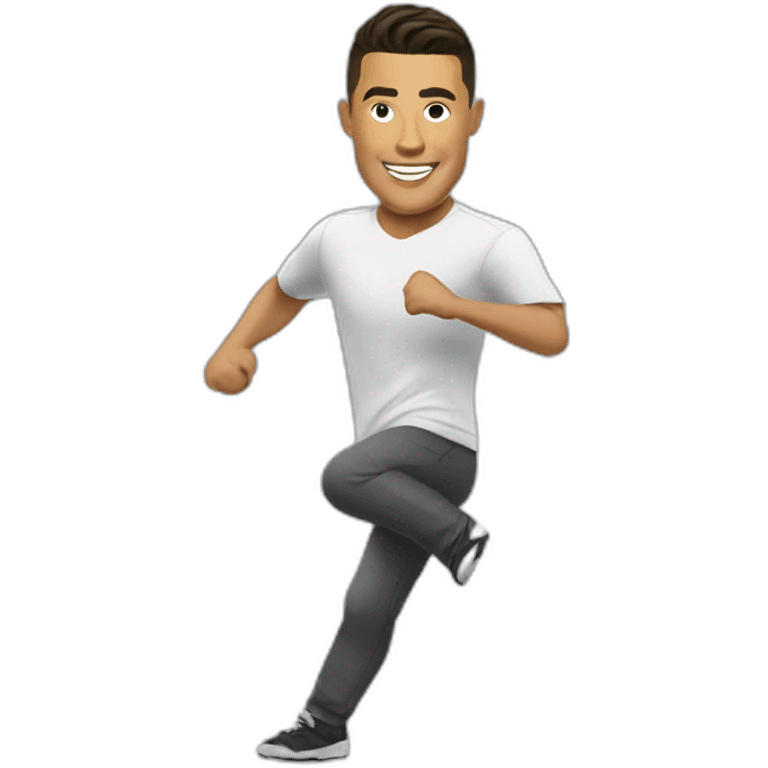 Ronaldo dancing  emoji