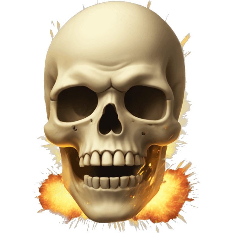 skull explosion emoji