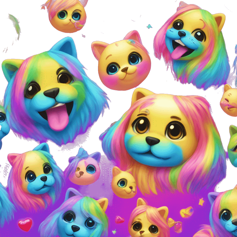 lisa frank emoji