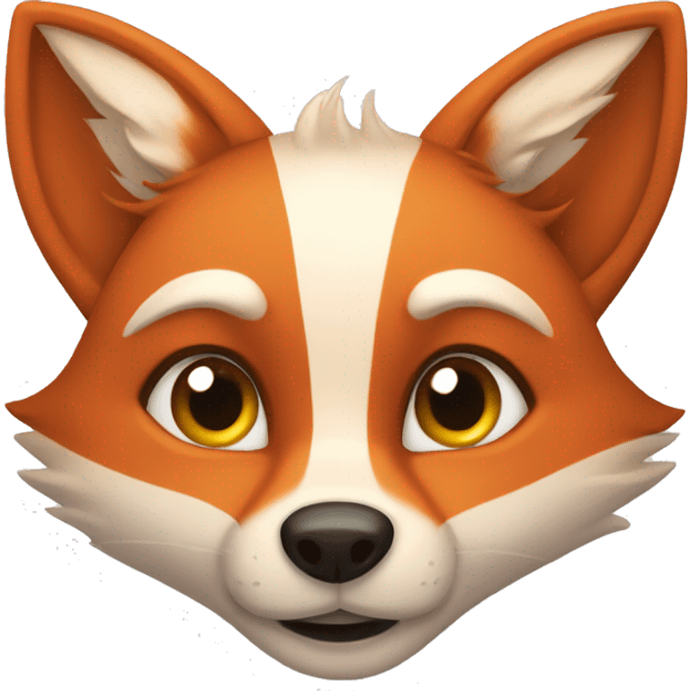 Blushed Fox  emoji