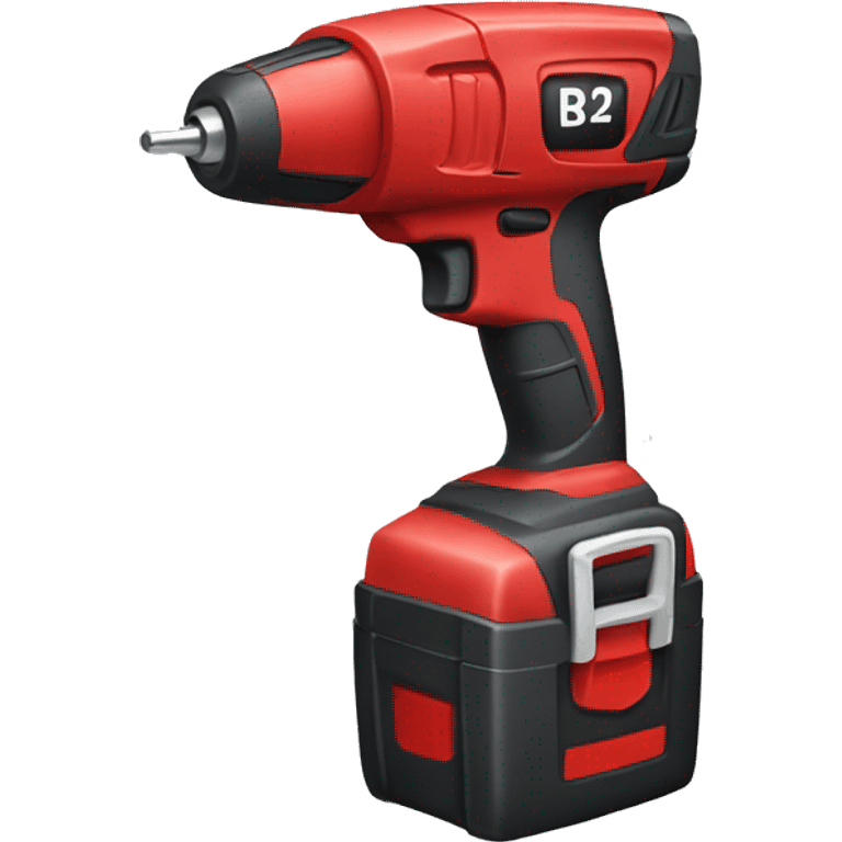 Red power tool battery emoji