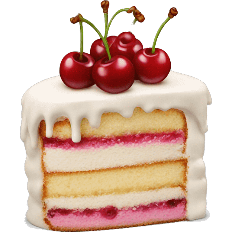 cake with cherry on top  emoji