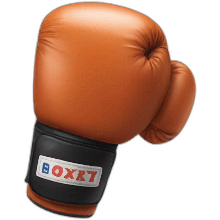 Chat avec des gants de boxe emoji