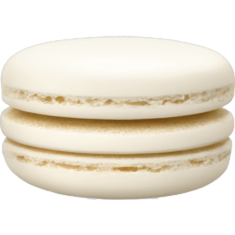 white macaron emoji