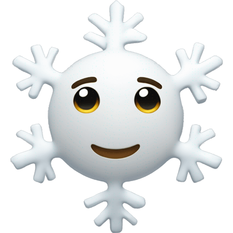 Flocon de neige emoji