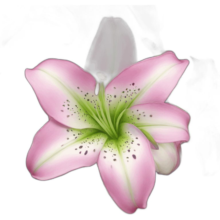 Stargazer lily emoji