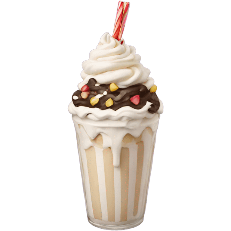 Birthday cake milkshake  emoji