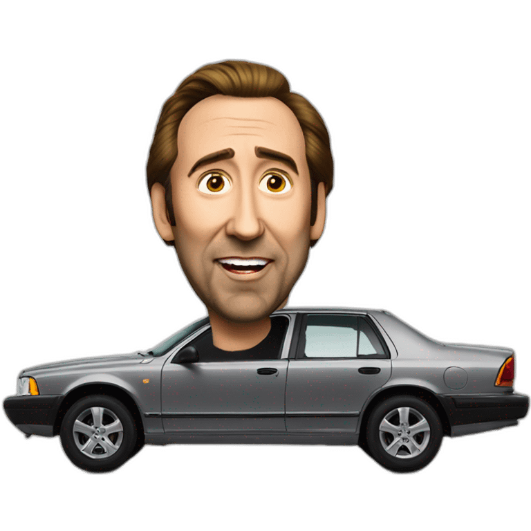 Nic cage Volvo emoji