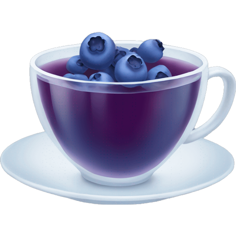 blueberry tea emoji