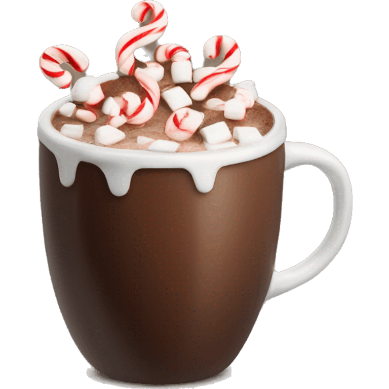 Hot chocolate with peppermints  emoji