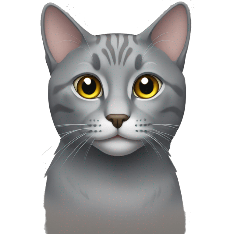 gray cat emoji