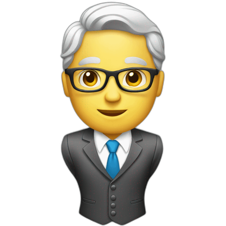 Businessman in nice dress emoji