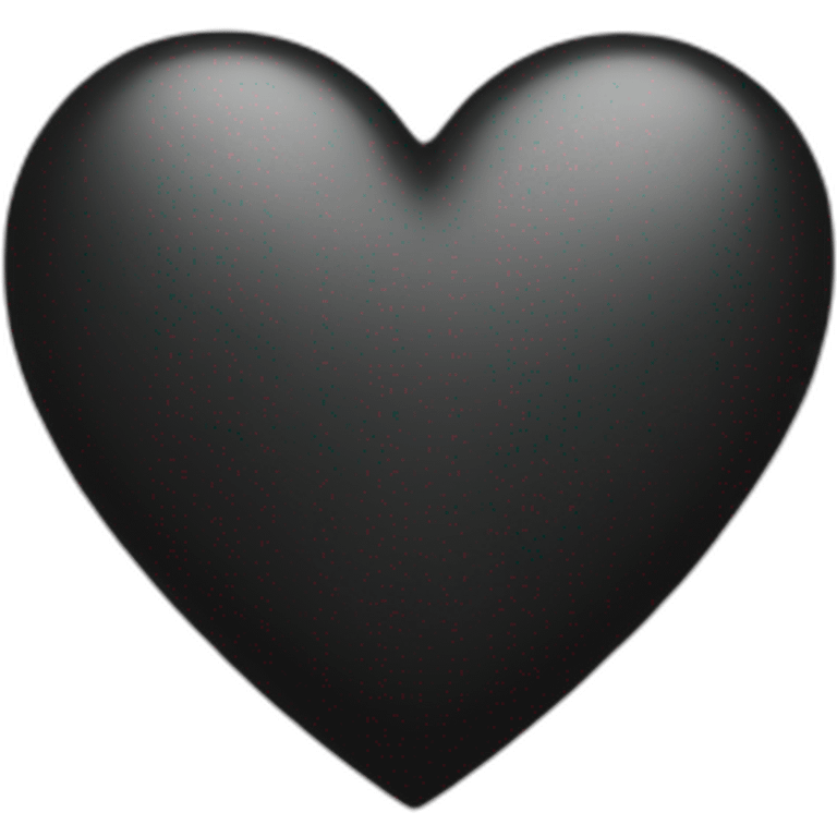 black heart emoji