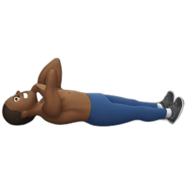 man doing sit ups emoji