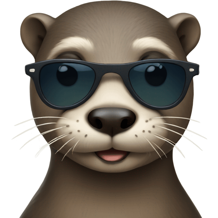 otter with sunglasses  emoji