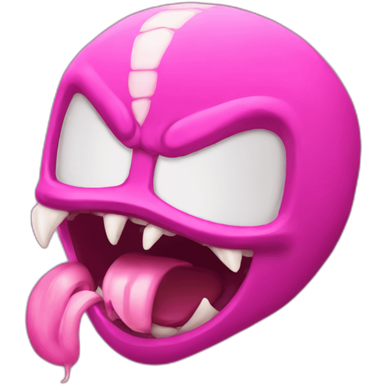 Pink venom emoji