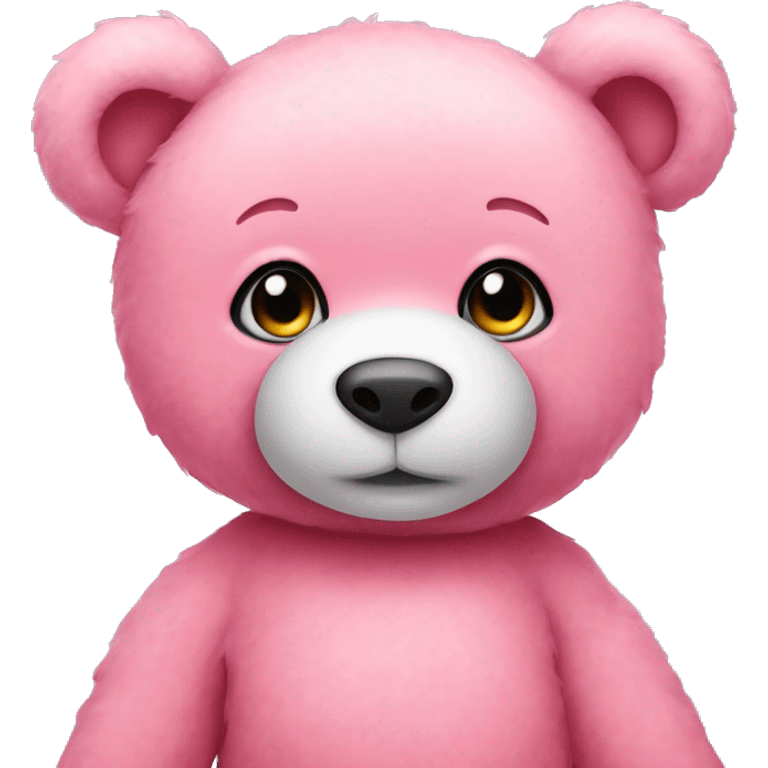 cute pink teddy bear  emoji