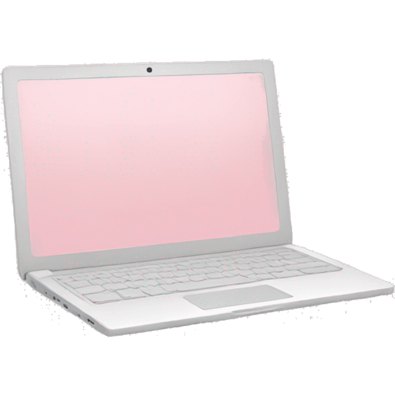 Soft Pink laptop 🩷 emoji