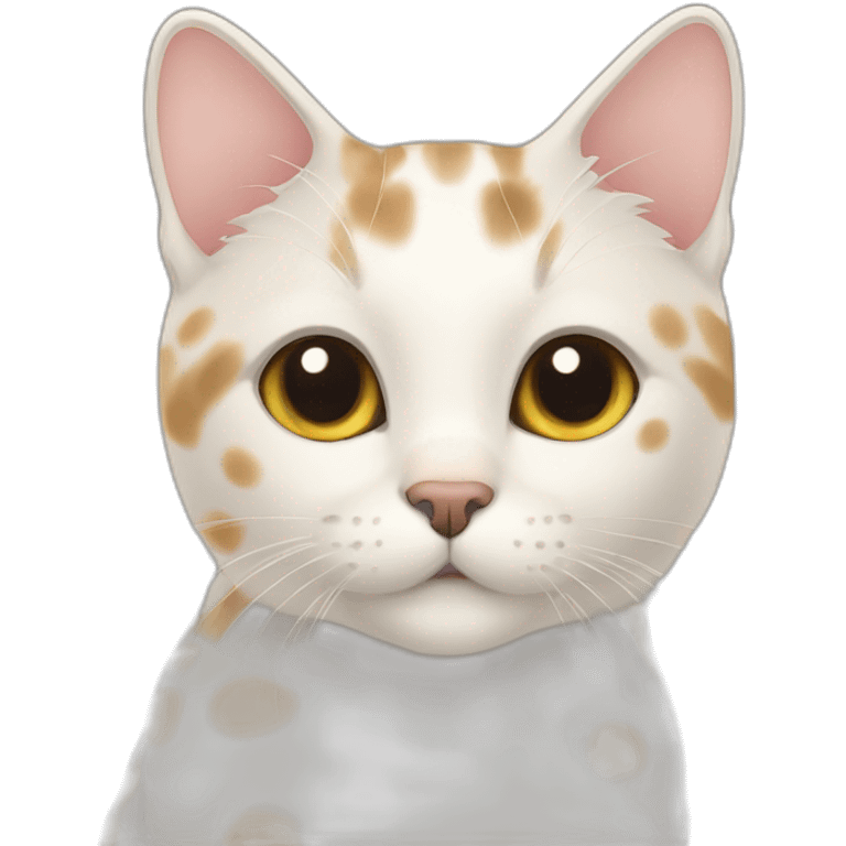 English short hair cat with color point pattern emoji