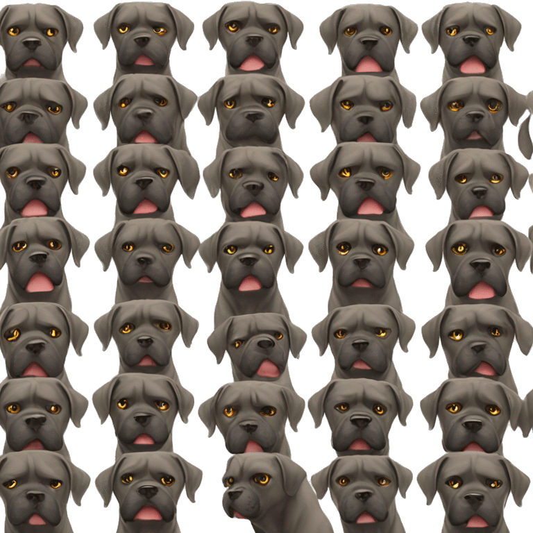 dog cane corso emoji