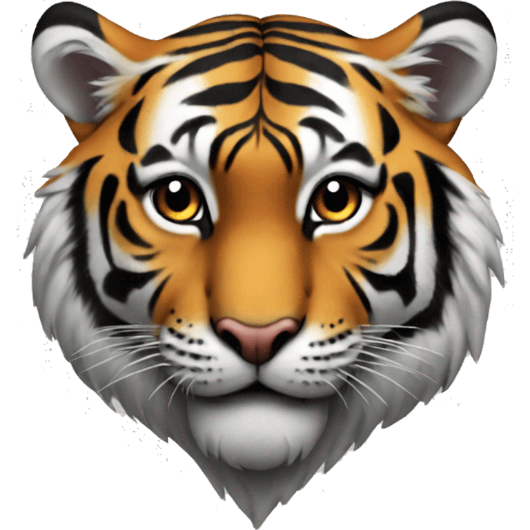 Tiger heart emoji