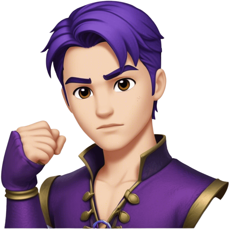 mal from descendants fighting emoji