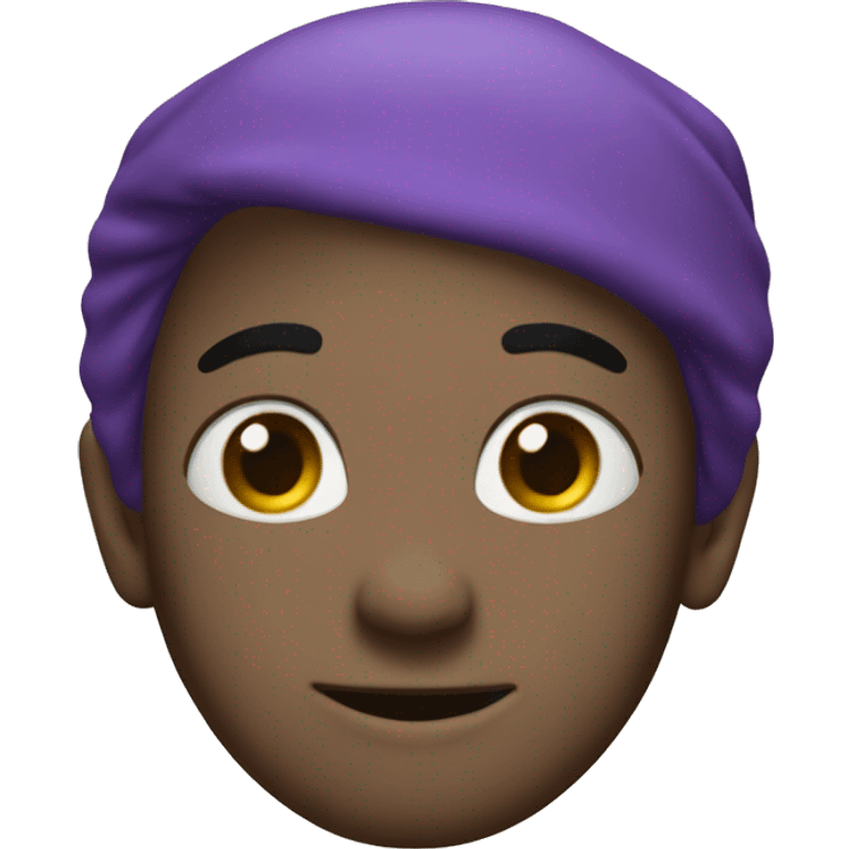 Puple three christmas emoji