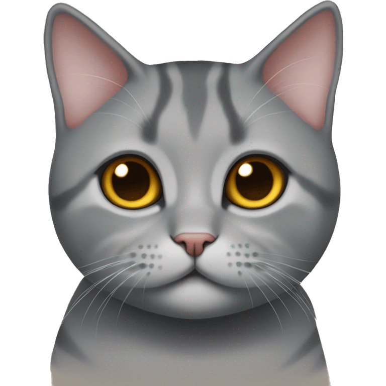 British Short hair cat cute emoji