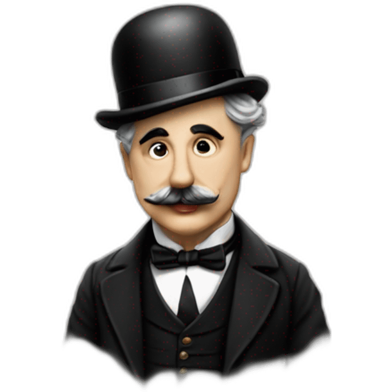 charlie chaplin en la pelicula del dictador emoji