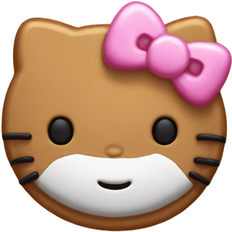 Galleta de hello kitty emoji