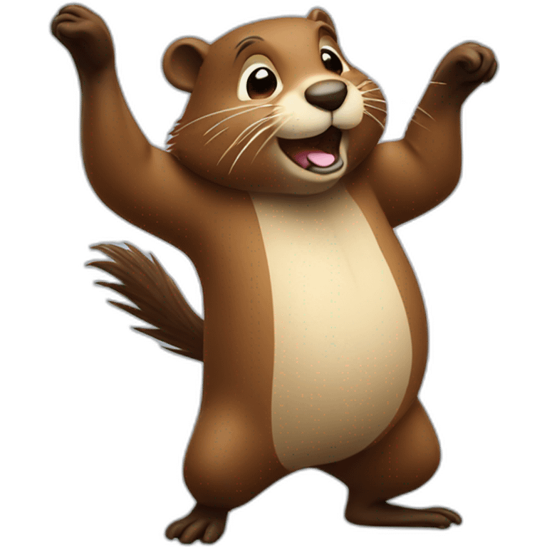 bobr beaver dancing cute emoji