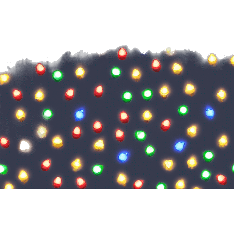 Christmas lights  emoji