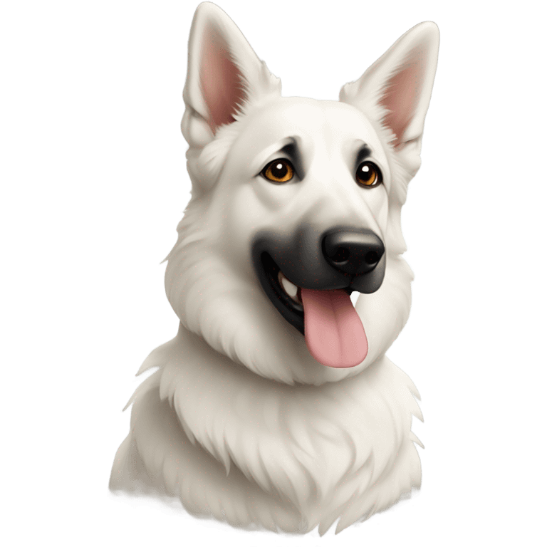 German and white shepherds emoji