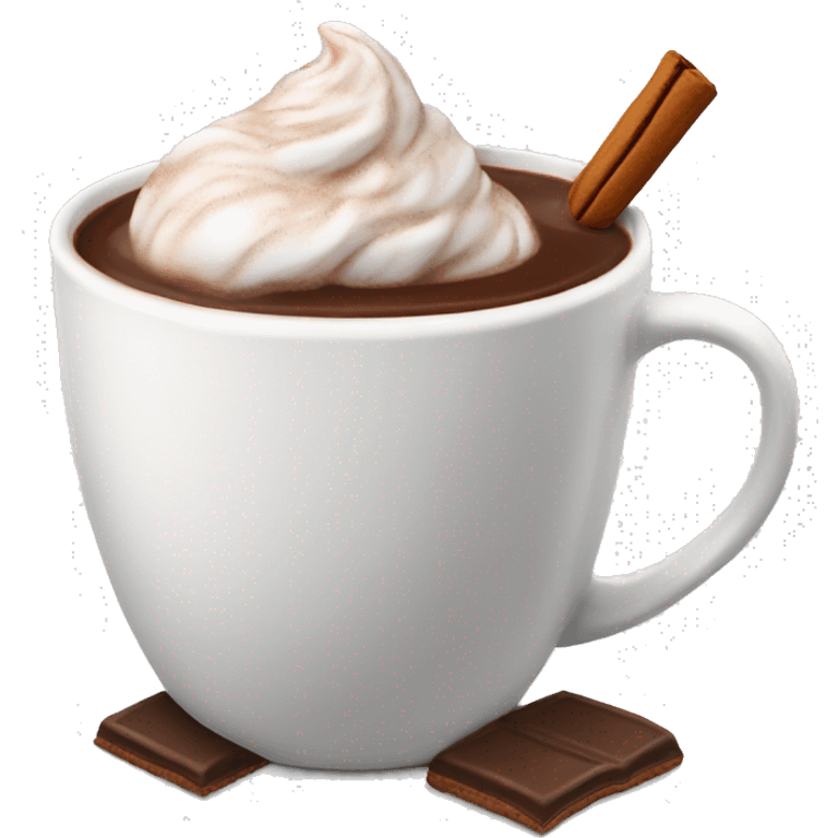 Hot chocolate emoji