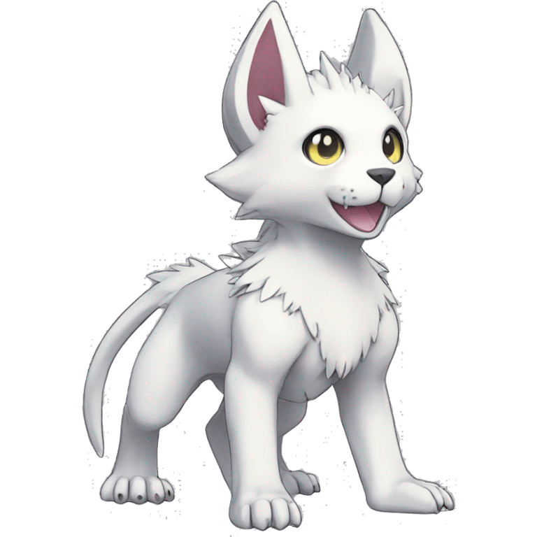 cute kawaii cool edgy Digimon-Fakemon-animal full body emoji