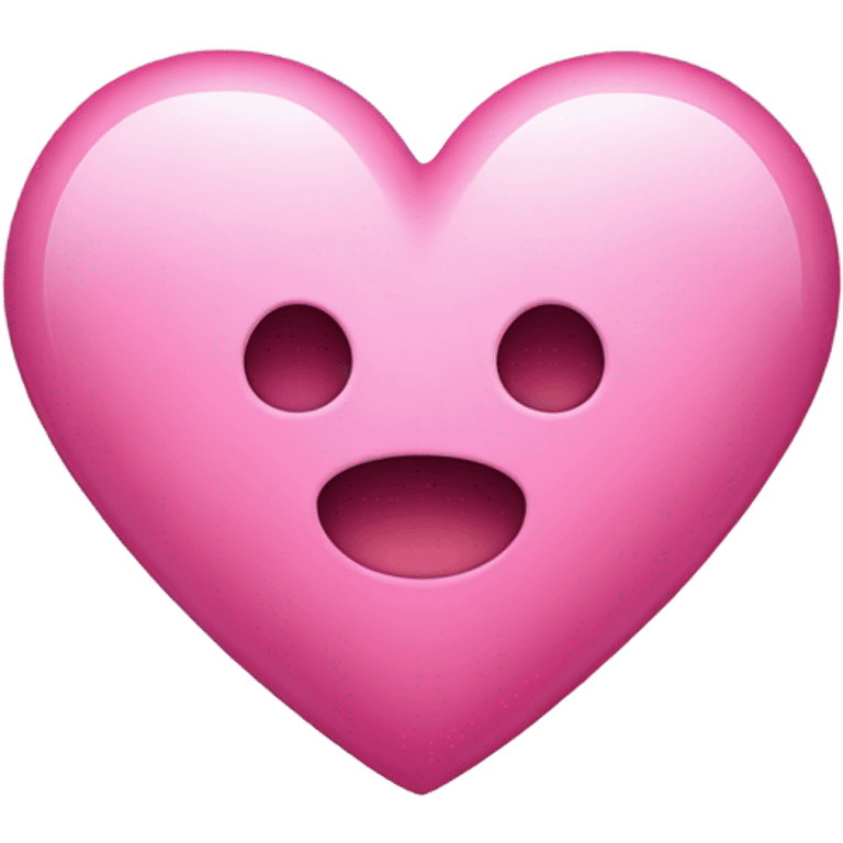 Heart pink  emoji