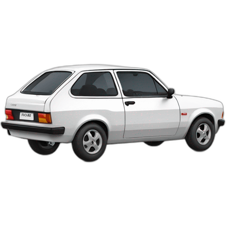 opel kadett white emoji