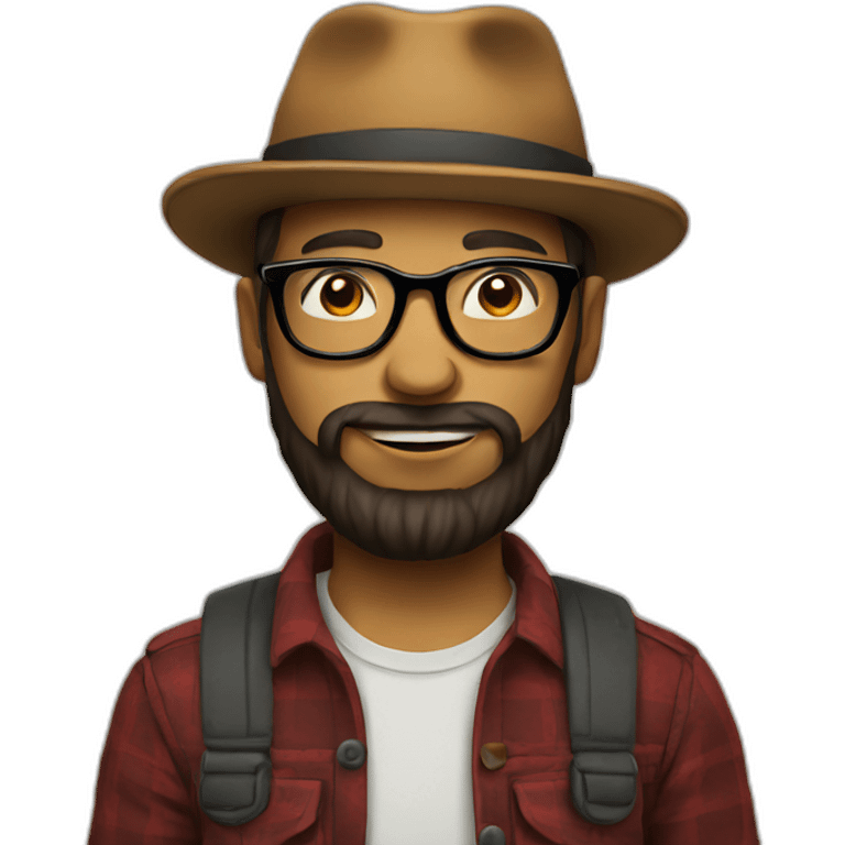 Hipster emoji