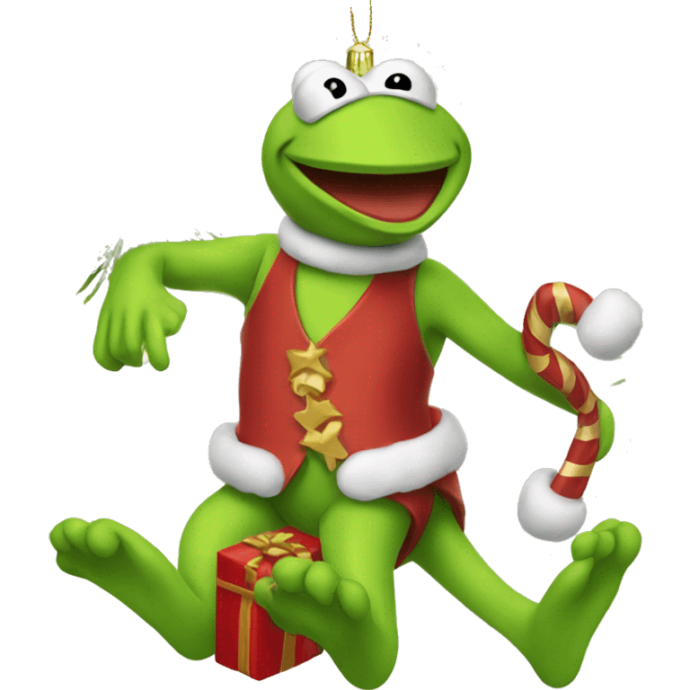 christmas-tree-ornament-kermit emoji