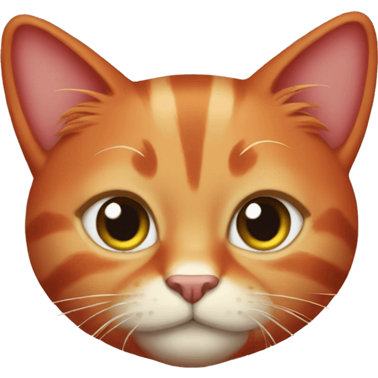 Red cat  emoji