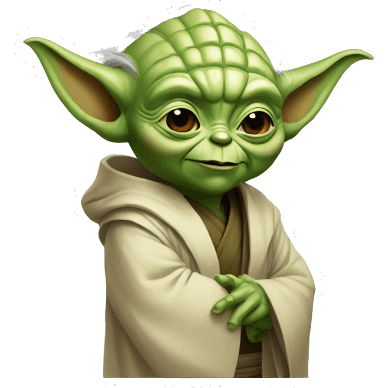 Master Yoda happy emoji