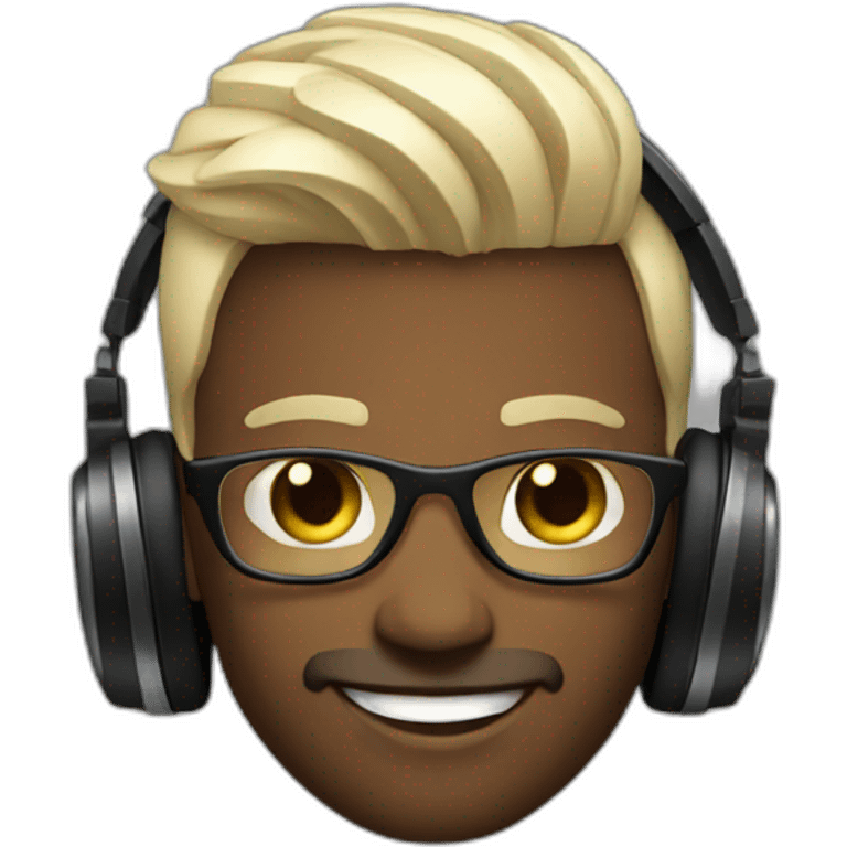 gay white dj emoji