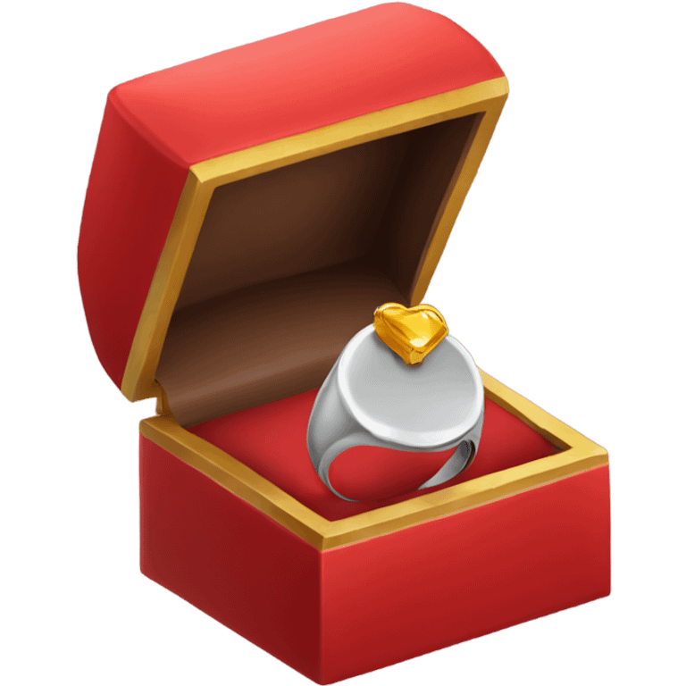 Ring box red emoji