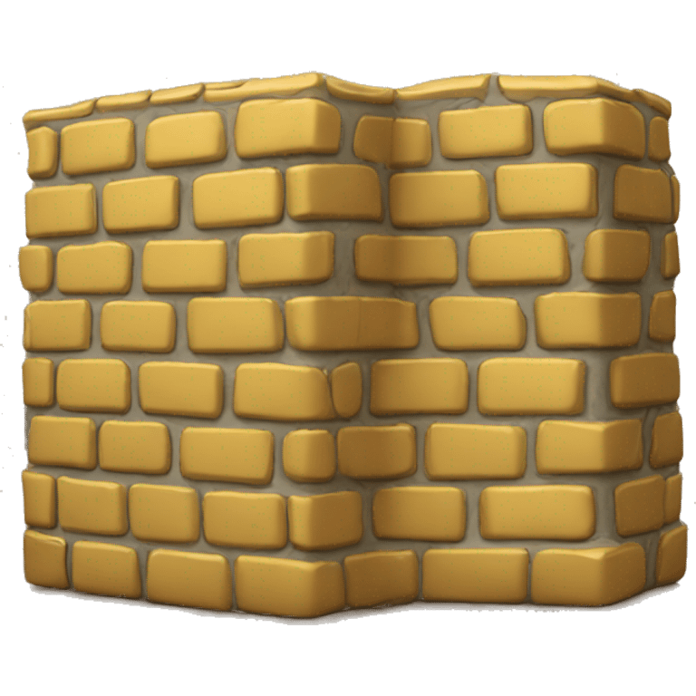 Crap a golden brick emoji