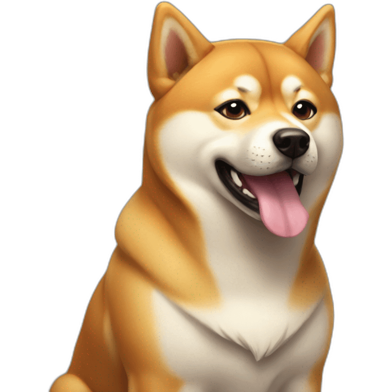 Shiba superdog emoji